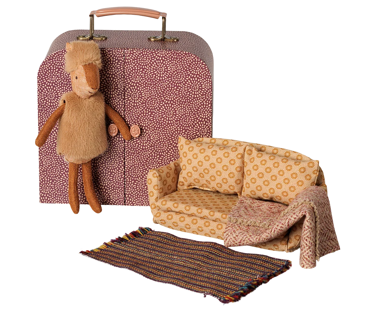 Maileg / Rentier im Koffer, kleine Schwester