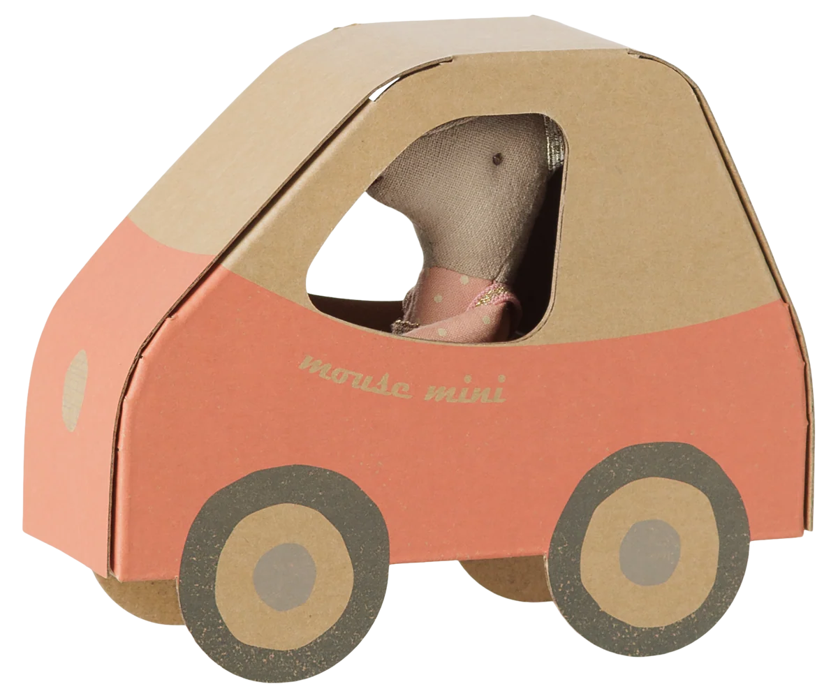 Maileg / Fahrerin-Maus, kleine Schwester