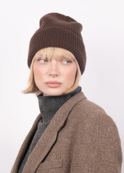 Sui Ava / Cashmere Beanie / Brown