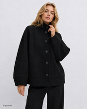 Gina Tricot / Funnel neck jacket / Black (9000)