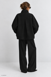 Gina Tricot / Funnel neck jacket / Black (9000)
