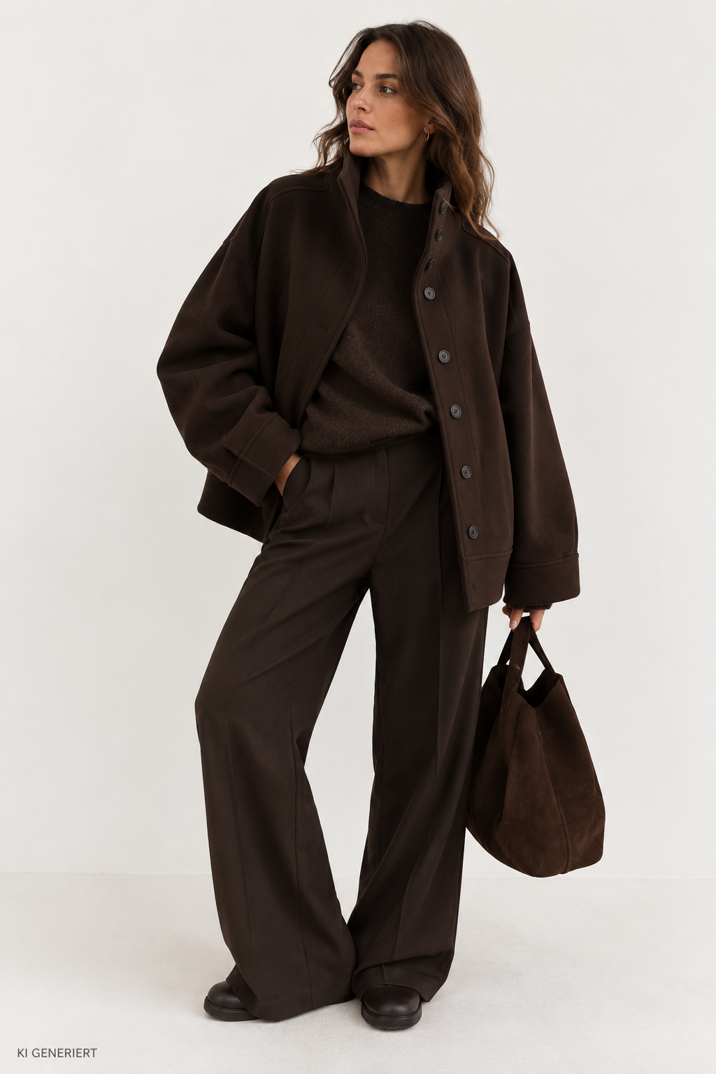 Gina Tricot / Funnel neck jacket / Mole (7382)