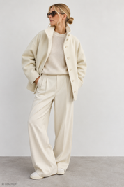 Gina Tricot / Funnel neck jacket / Cream (1047)