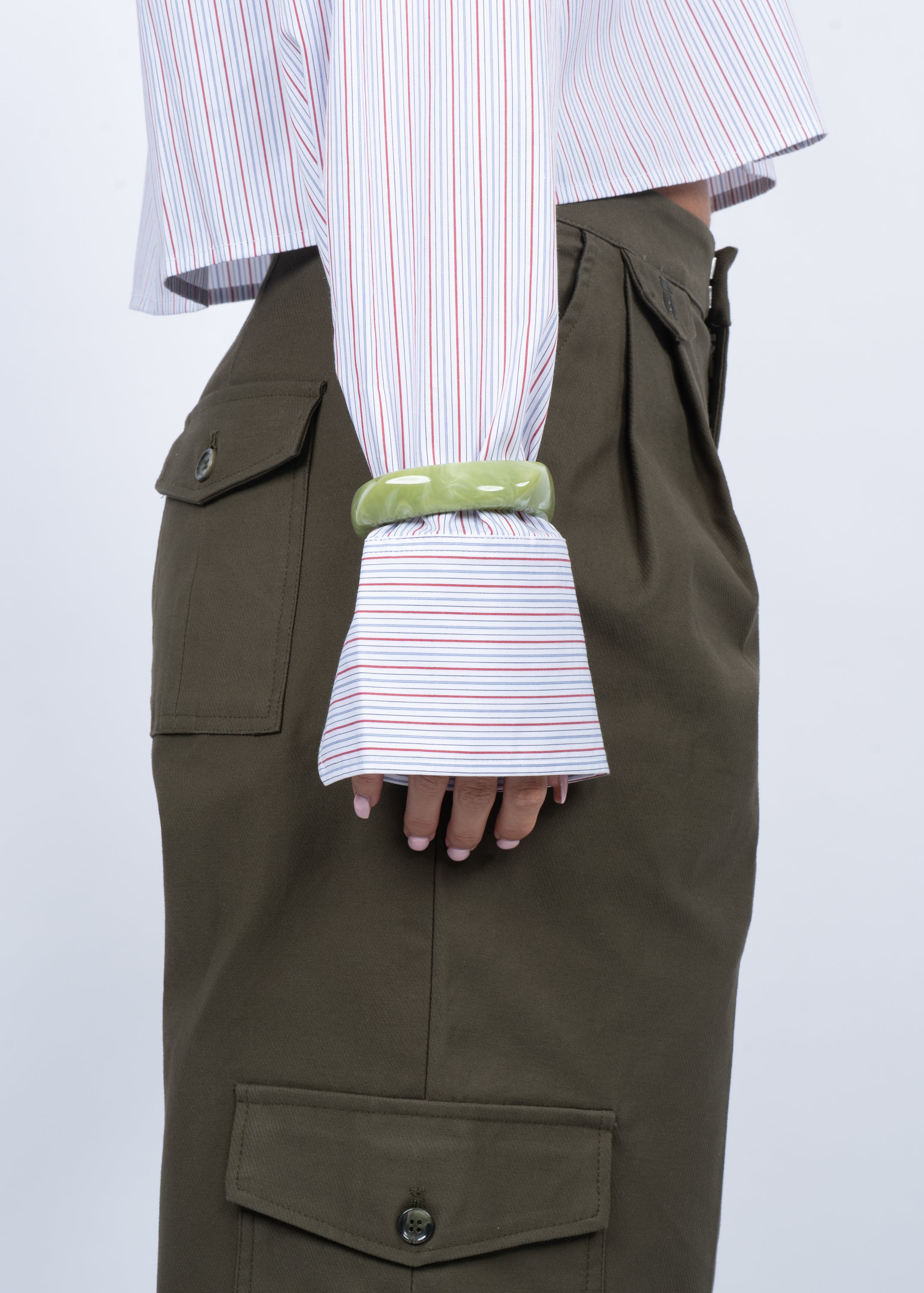 Sui Ava / Chunky Bangle / Pistachio