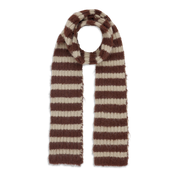 Sui Ava / Clara Slim Scarf / Brown // Beige