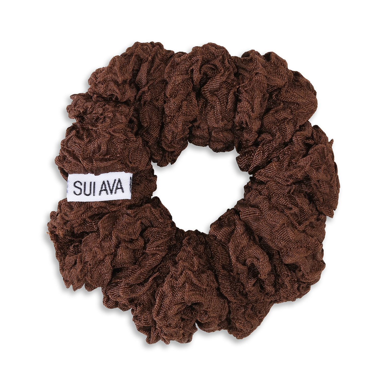 Sui Ava / Cringle Ribbon Scrunchie / Brown