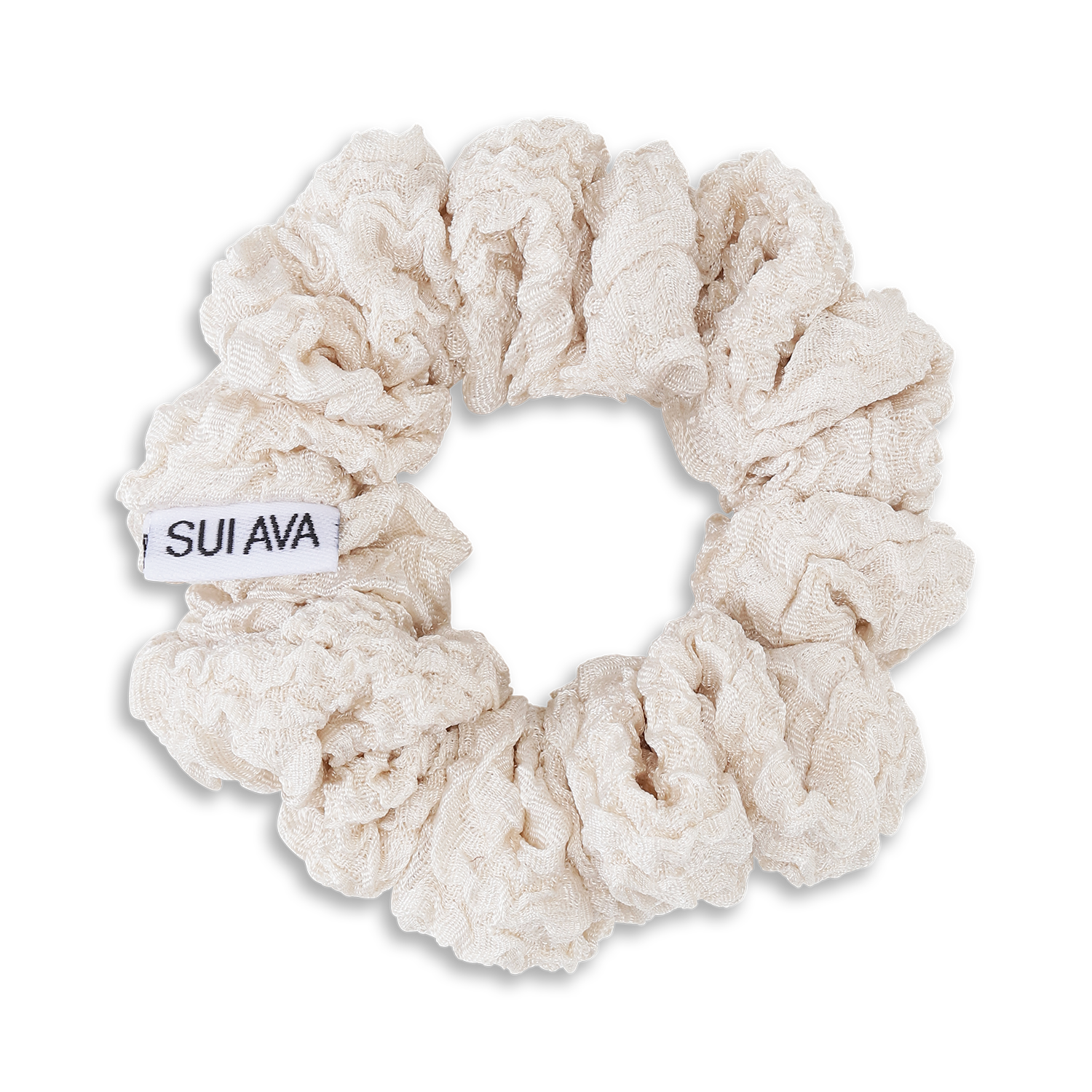 Sui Ava / Cringle Ribbon Scrunchie / Cream