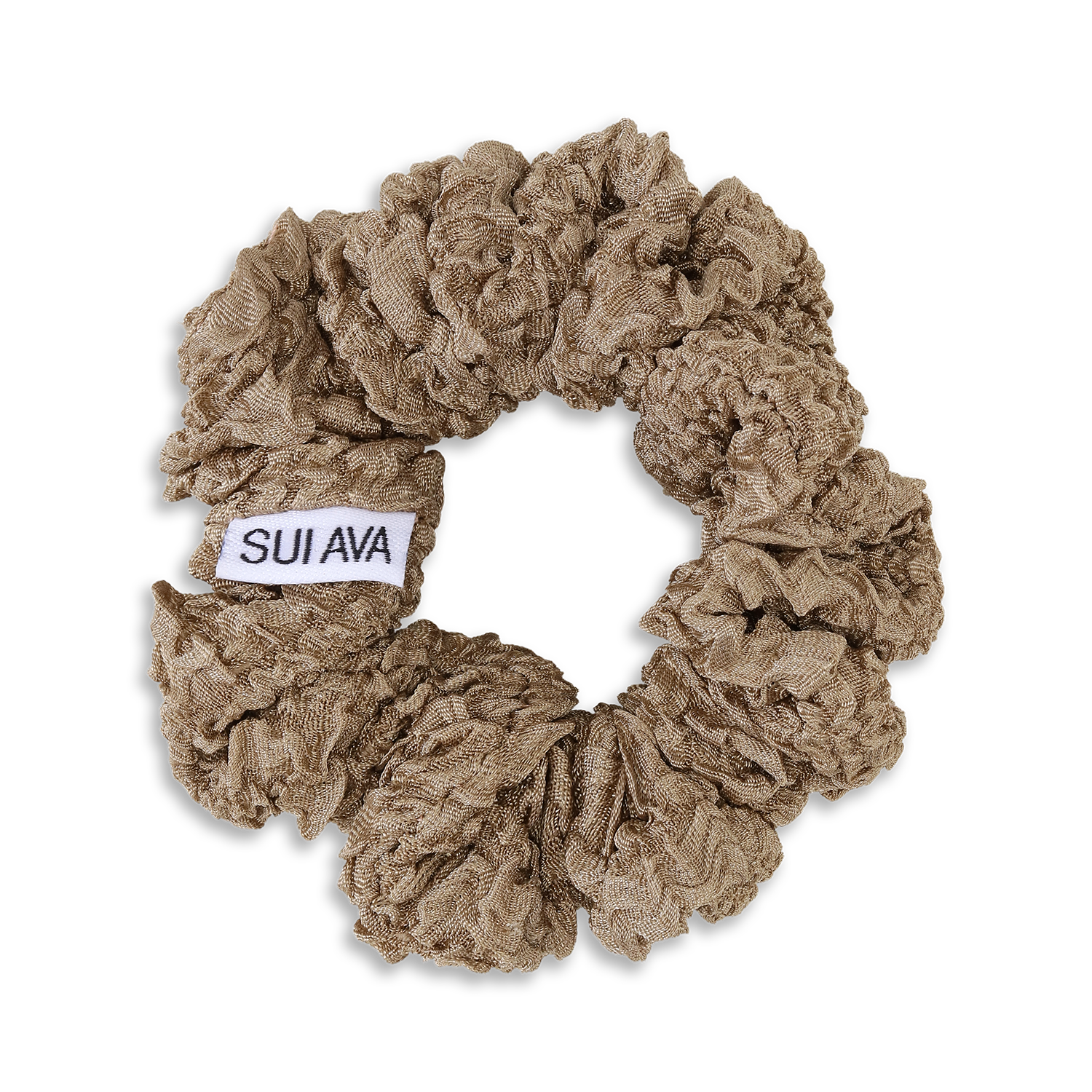Sui Ava / Cringle Ribbon Scrunchie / Taupe