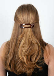 Sui Ava / Crocodile Hair Clip / Brown