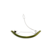 Sui Ava / Curved Peppermint Pop Clip / Spinach Green