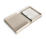 Dog-Album-A-Dogs-Life-Beige-Bezug-100-Baumwollstoff-recycelte-Graupappe-Seiten-FSC-surefreier-schwarzer-Karton-Schwarzer-Metallbinder-2
