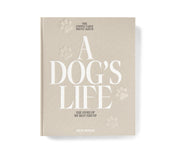Dog-Album-A-Dogs-Life-Beige-Bezug-100-Baumwollstoff-recycelte-Graupappe-Seiten-FSC-surefreier-schwarzer-Karton-Schwarzer-Metallbinder-4