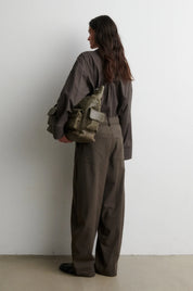 SECOND FEMALE / Lanna Shirt / Black Olive