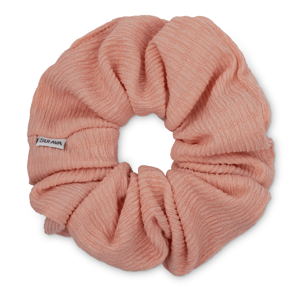 SUI AVA / Ea Zig-Zag Scrunchie / Blush