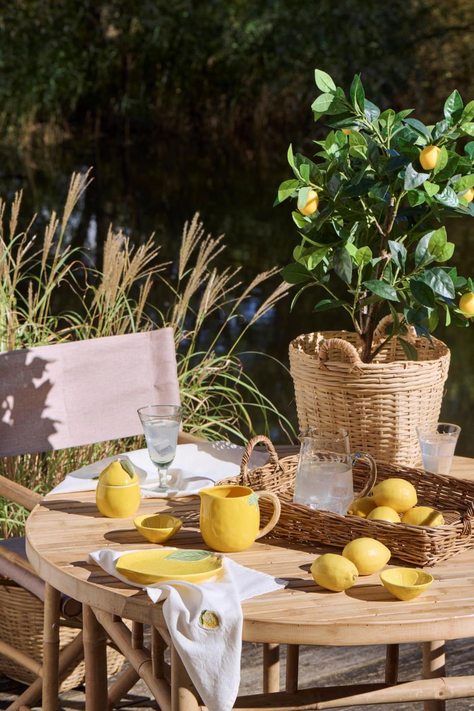 Ib Laursen / Stoffserviette Summer Vibes m/Zitrone butter Cream