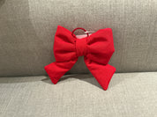 Gepolsterte Schleife aus Baumwolle 14x15cm: Rosso