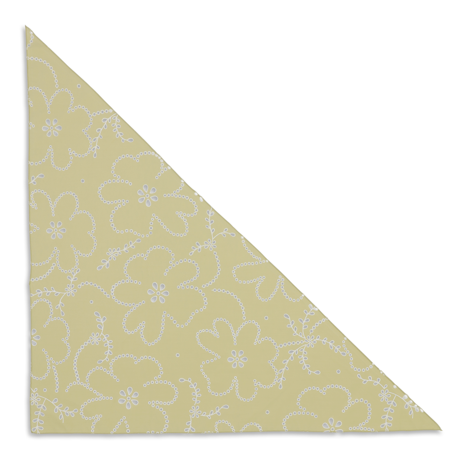 Sui Ava / Floral Broderie Bandana Scarf / Pistachio