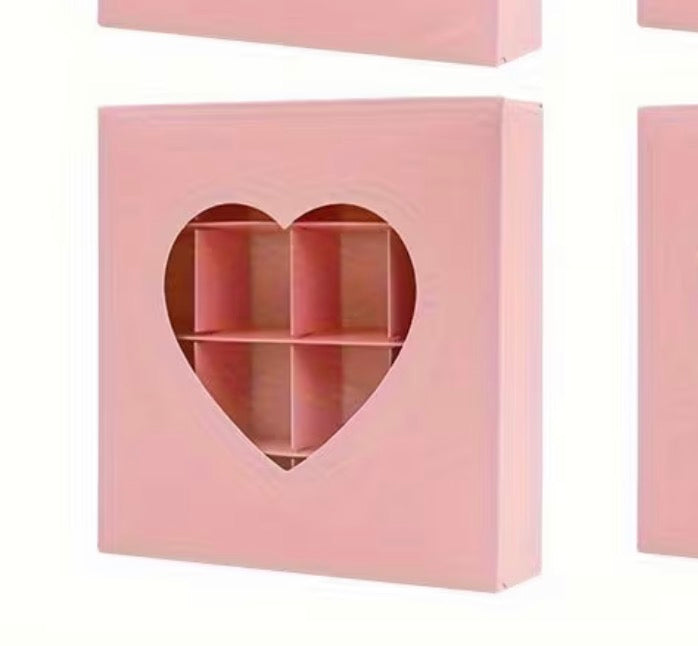 Herz-Box groß 12.95×12.95x3.56cm - rosa