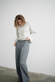 Greymarl / Alma Knit / Pale Grey