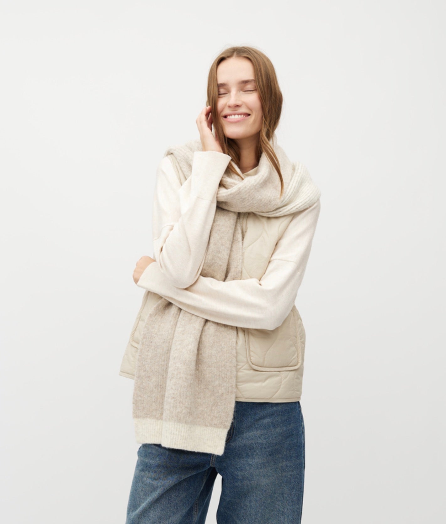 MbyM / Sanelina-M Hevelyn Accessories / Light Grey Stripe