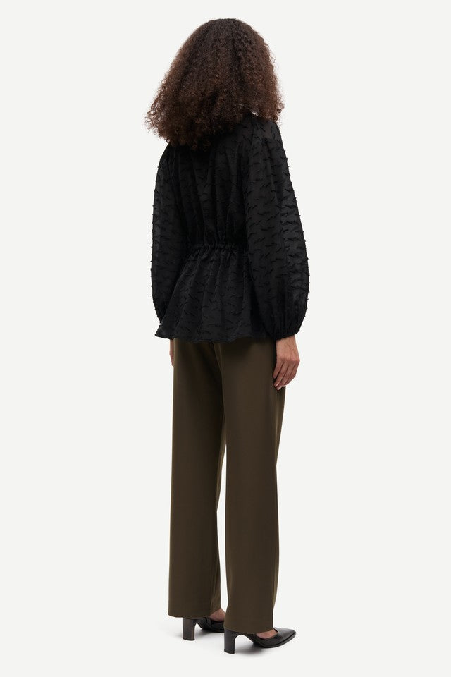 Samsøe Samsøe / HOYS STRAIGHT PANTS 7331 / DEEP FOREST