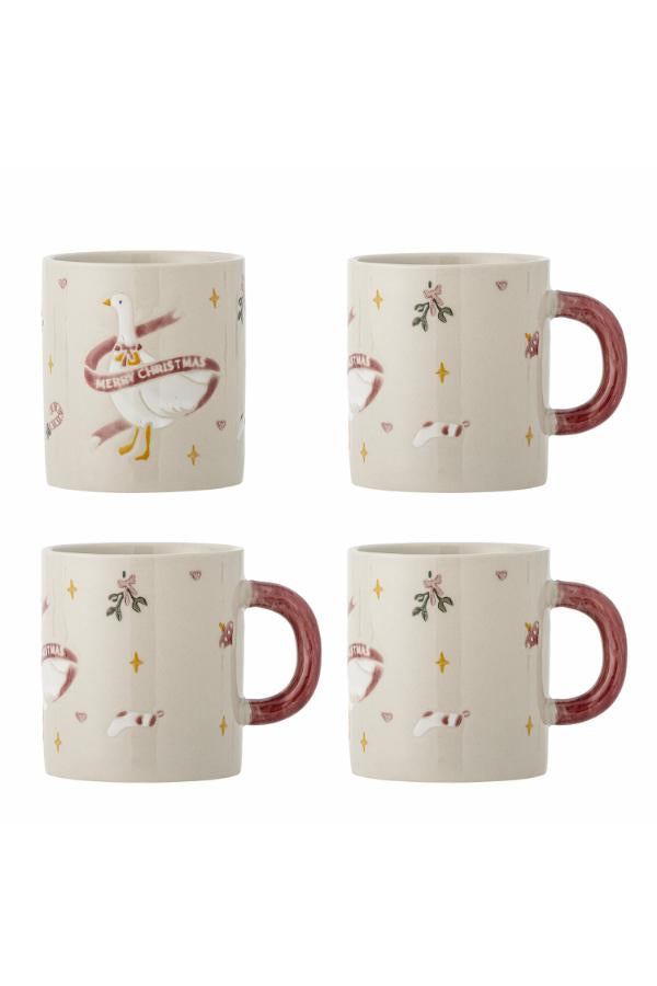 Bloomingville / Tasse m/Henkel ‚Mary‘ Steingut / ø8xH9 cm