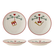 Bloomingville / Yule Teller, Natur Steingut ø16cmxH2,5cm / 1pc