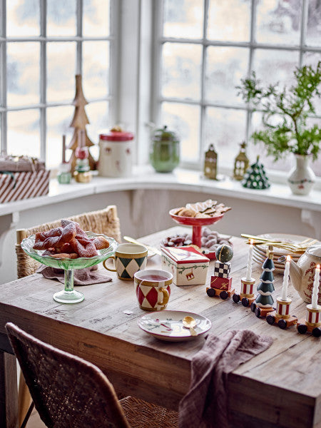 Bloomingville / Yule Butterdose, natur, Steingut