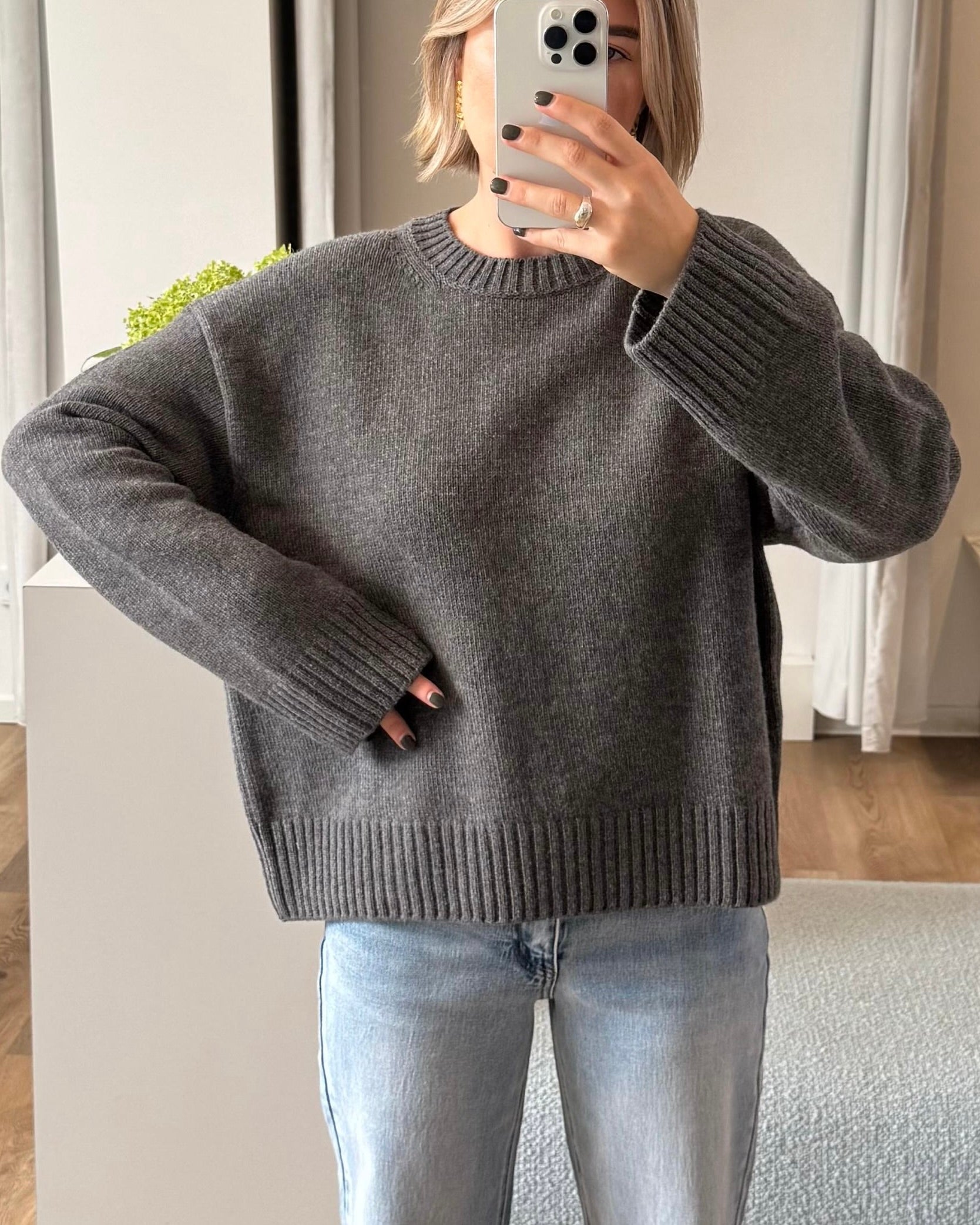 Greymarl / Ophra Knit / Anthracide