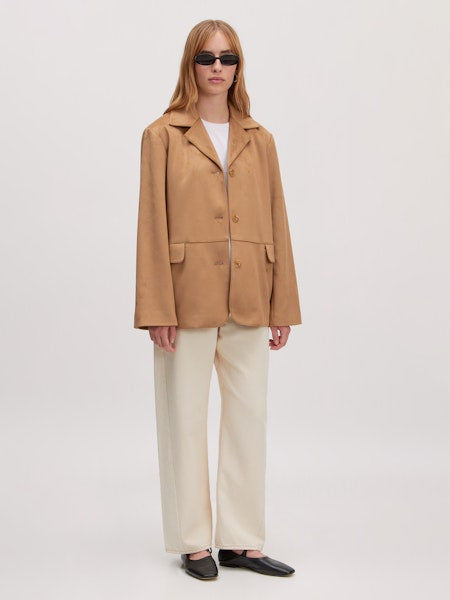 EDITED / Adela Blazer (Suede) / Tigers eye