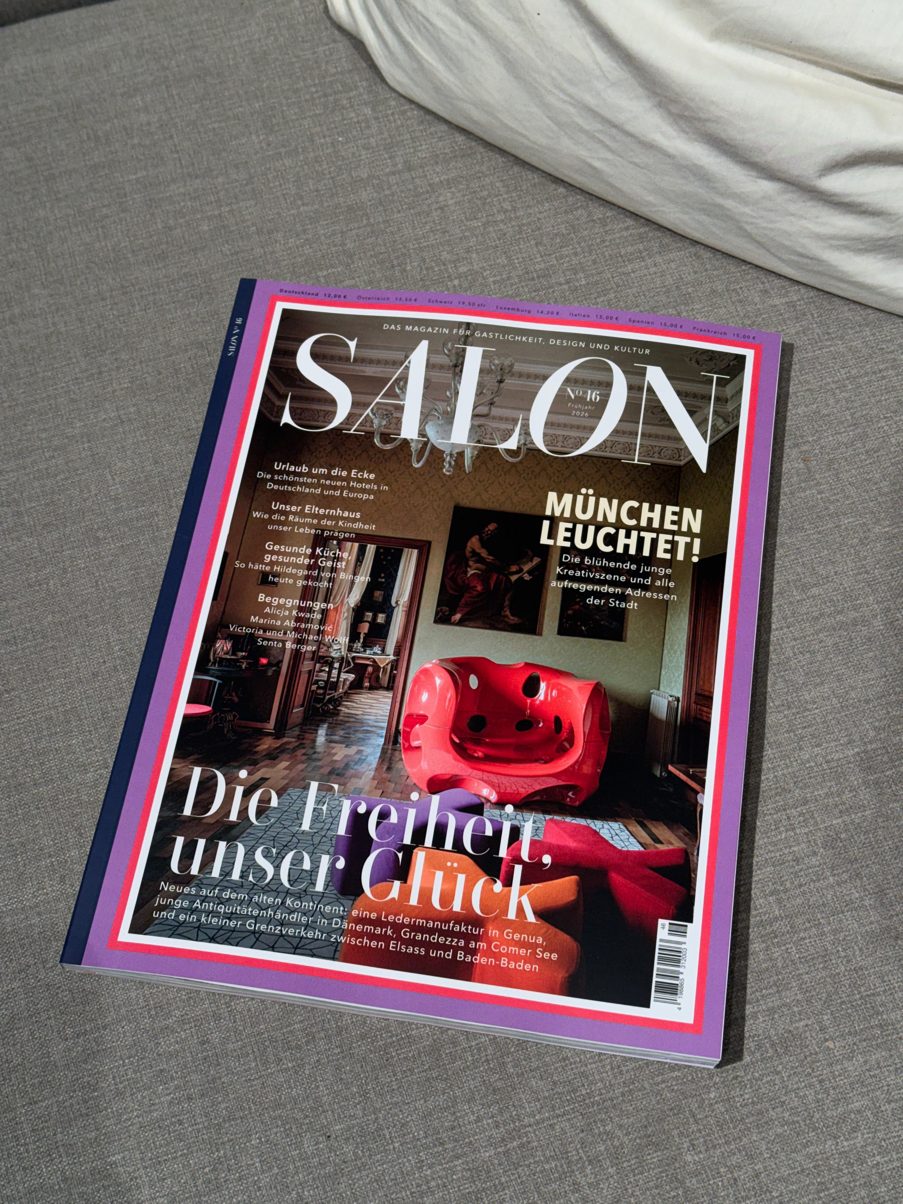 Gruner&Jahr / SALON / Design und Kultur 46/ Frühjahr 2026