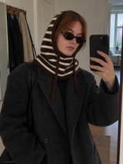 Gina Tricot / Perfect knit balaclava / Stripe (1057)