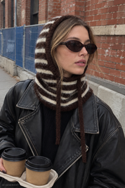 Gina Tricot / Perfect knit balaclava / Stripe (1057)