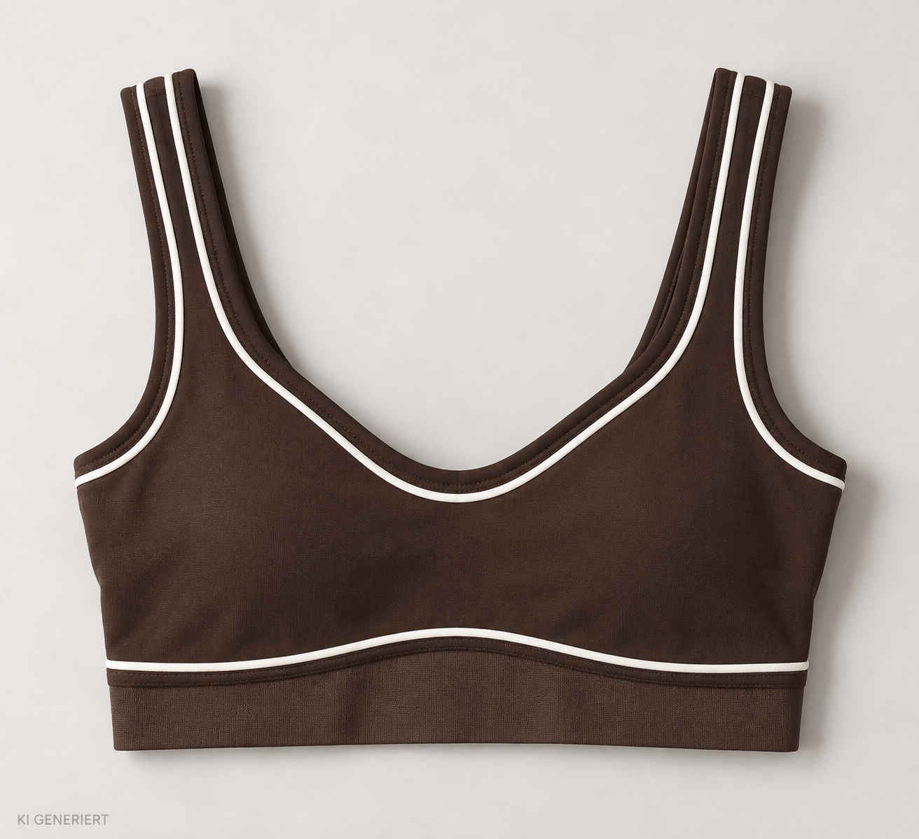 Gina Tricot / Soft Yoga Top / Dark Brown