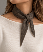 Gina Tricot / Mini Scarf / Brown Melange
