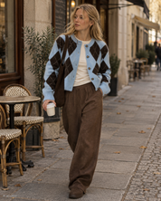 Gina Tricot / Knitted cardigan / Lt blue