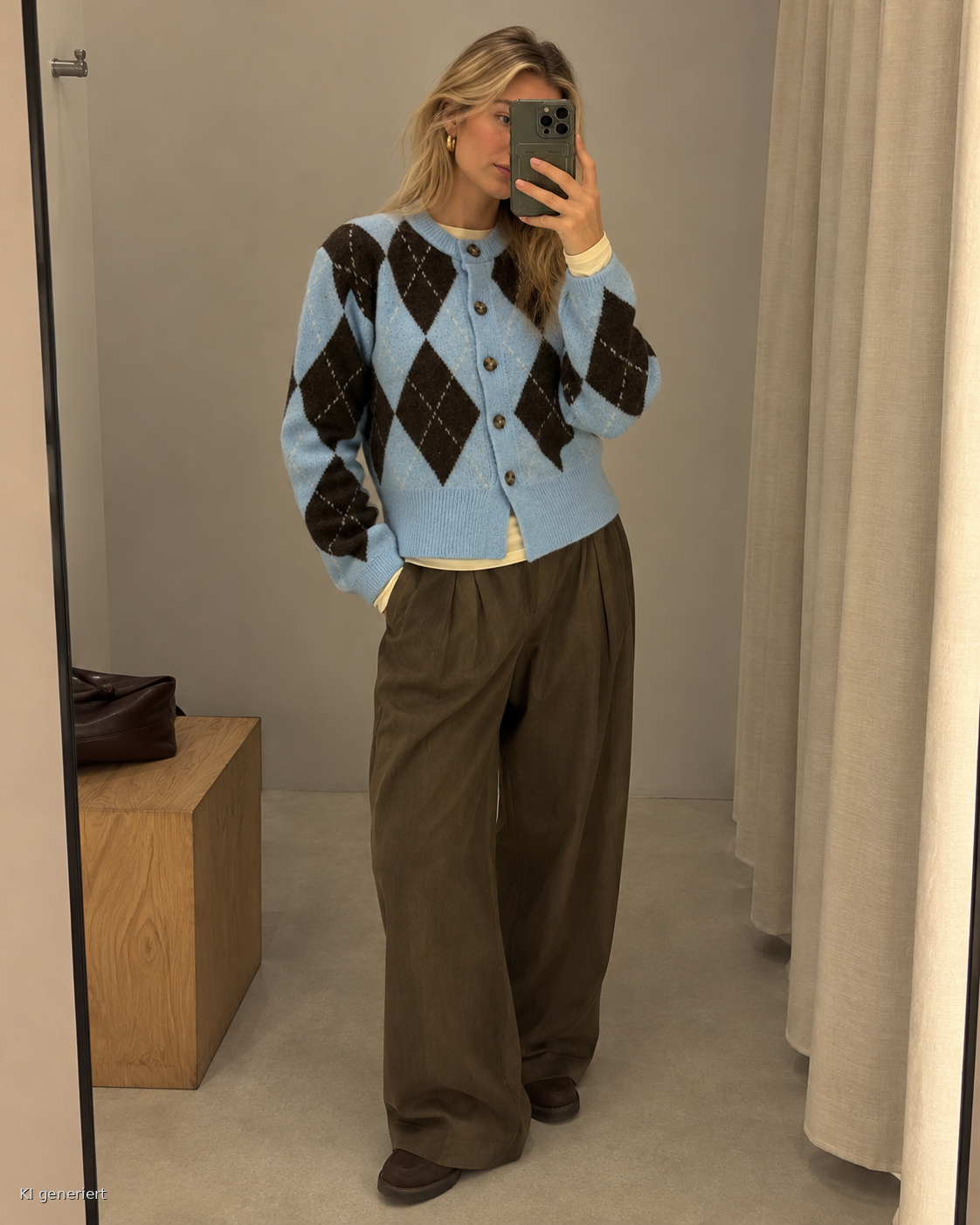 Gina Tricot / Knitted cardigan / Lt blue