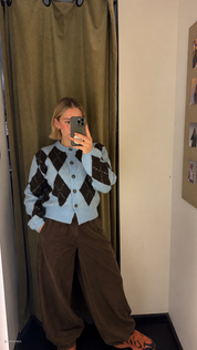 Gina Tricot / Knitted cardigan / Lt blue