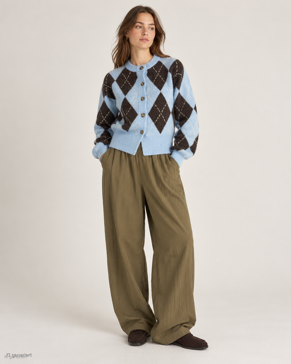 Gina Tricot / Knitted cardigan / Lt blue