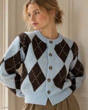 Gina Tricot / Knitted cardigan / Lt blue