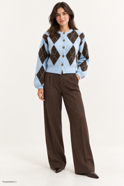 Gina Tricot / Knitted cardigan / Lt blue