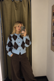 Gina Tricot / Knitted cardigan / Lt blue