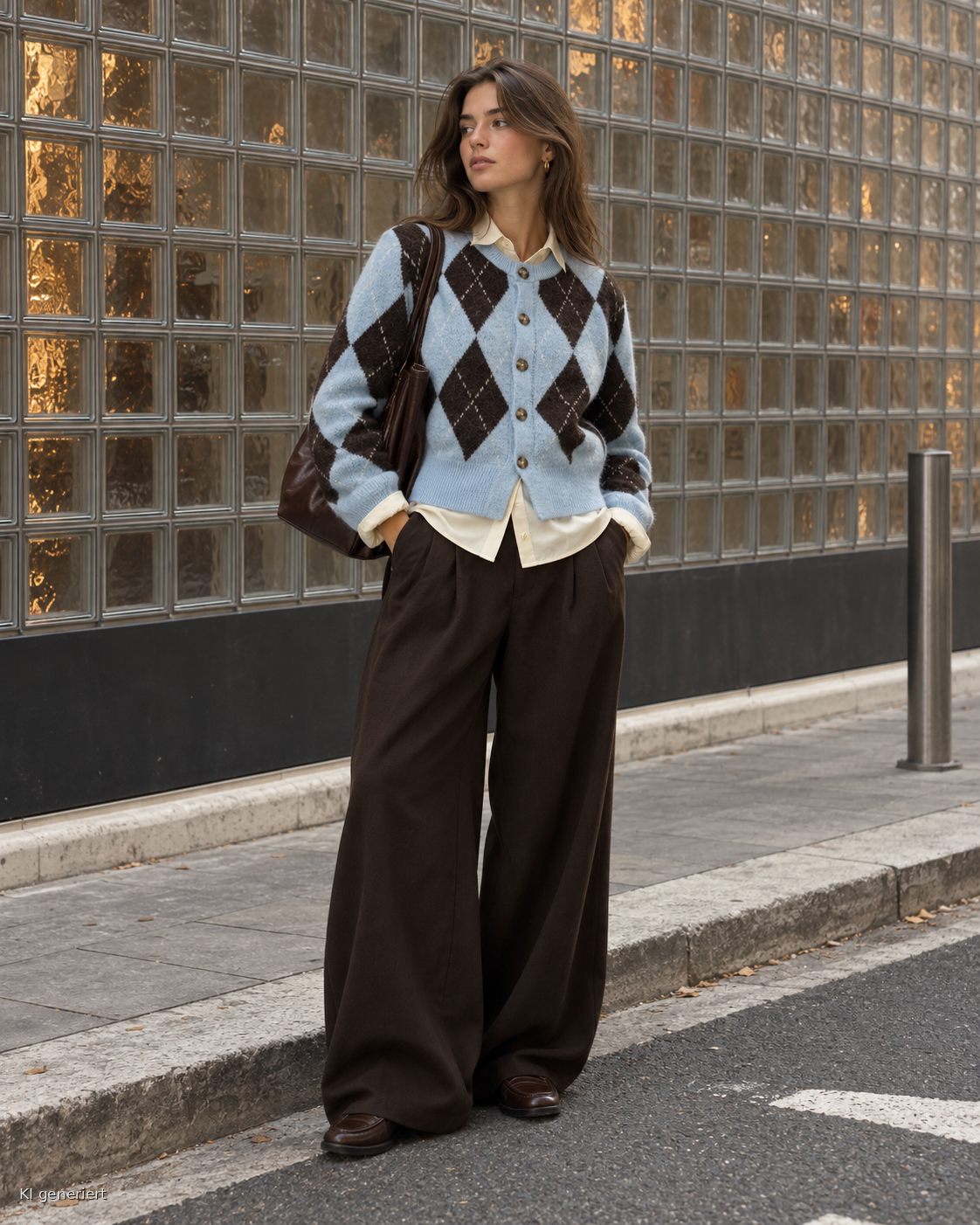 Gina Tricot / Knitted cardigan / Lt blue