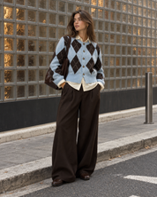 Gina Tricot / Knitted cardigan / Lt blue