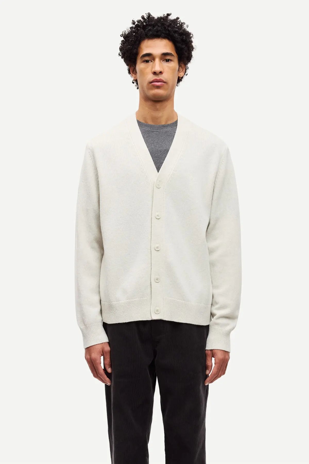 Samsøe Samsøe / SAPATRIK CARDIGAN 132 / SILVER BIRCH