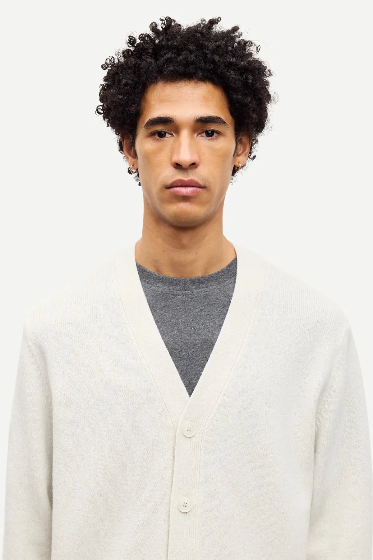 Samsøe Samsøe / SAPATRIK CARDIGAN 132 / SILVER BIRCH