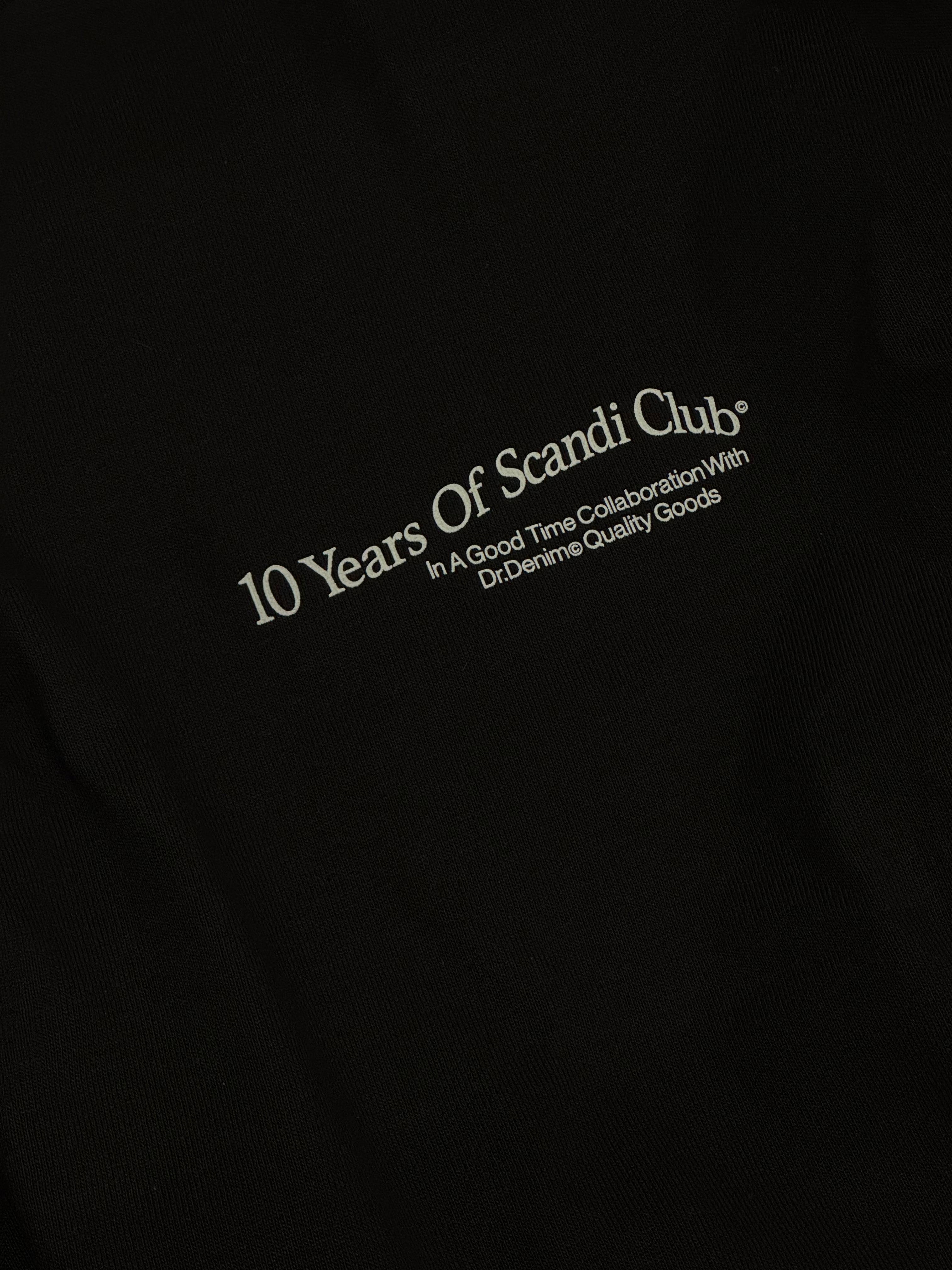 DrDenim / Trooper Tee / Black 10 Years Of Scandi Club