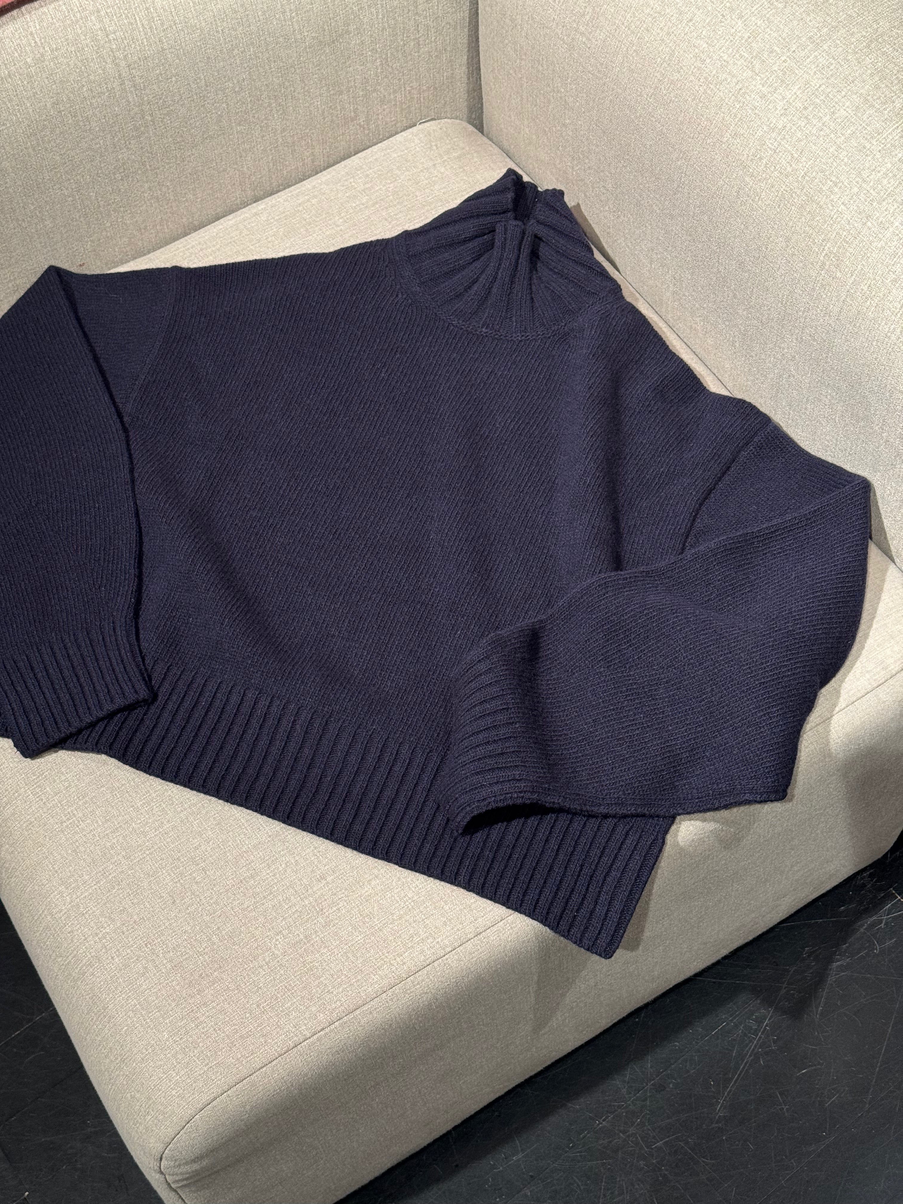 Greymarl / Ina Knit / Navy