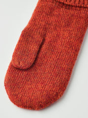 Hestra / Raggwool Mitt / Brick red
