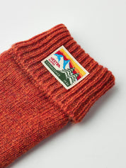 Hestra / Raggwool Mitt / Brick red